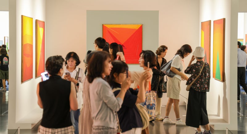 할아버지 유영국의 화실… 이곳에 향기로 남겼습니다
