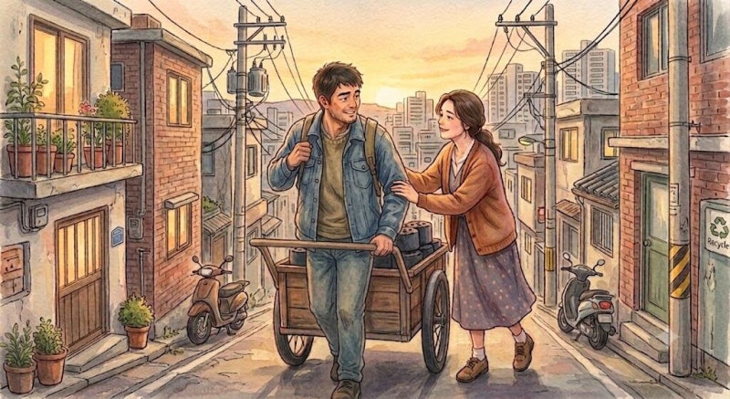 [권오중의 프레임 너머] [4] 연탄 수레를 끌어도 좋을 사랑