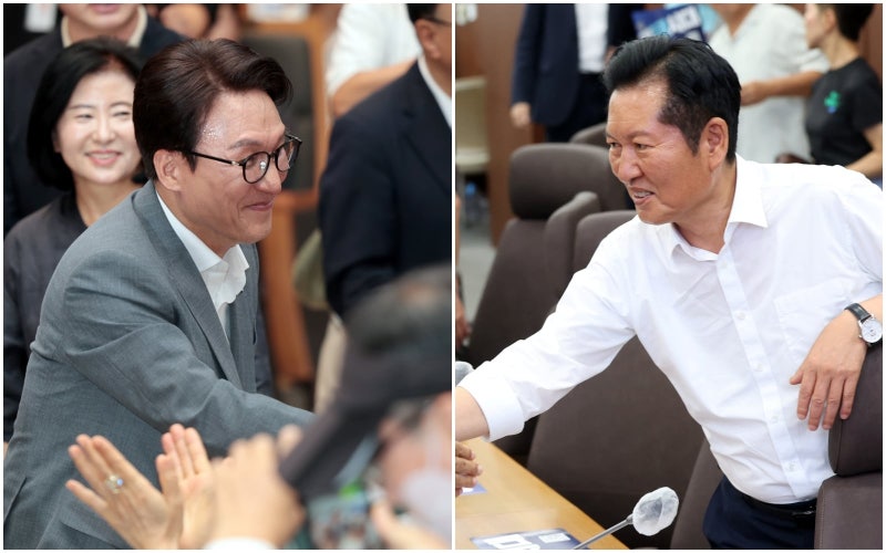 鄭·金 1%p차… ‘권리당원 70%’ 호남·수도권에 달려