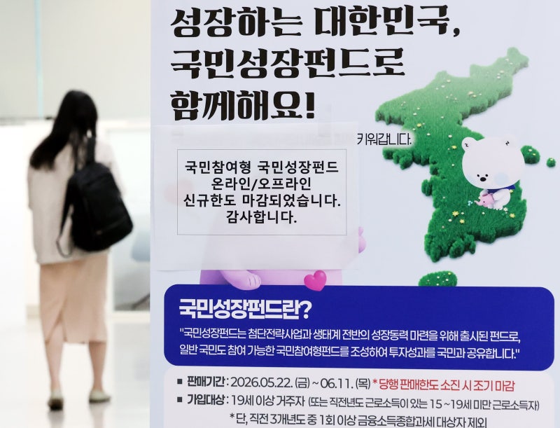 성장펀드, 주가 폭락 직격탄… 수익률 마이너스로 돌아서
