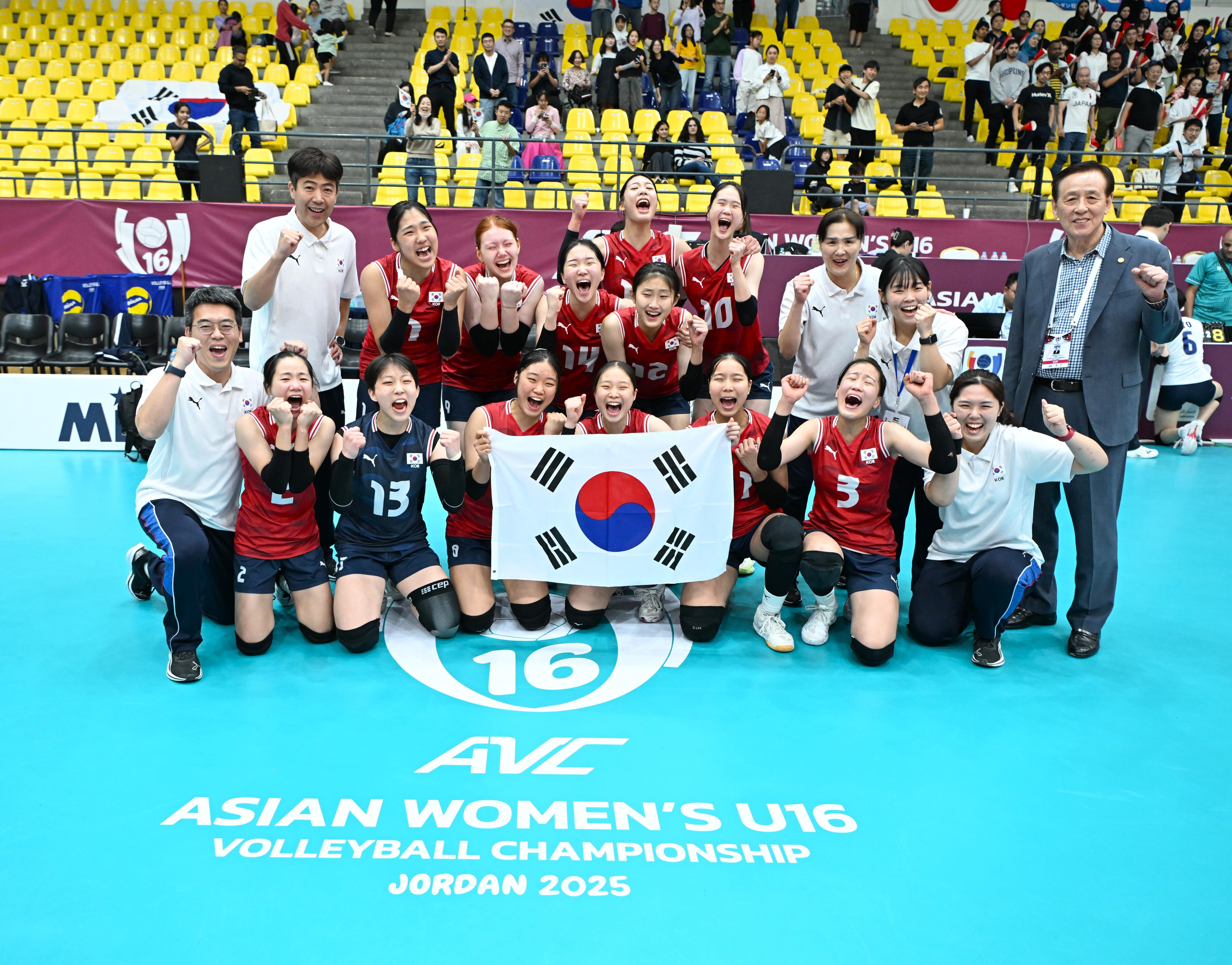 아시아챔피언 <b>U-17 여자배구</b>, 사상 첫 세계선수권 첫 경기에서 푸에르토...