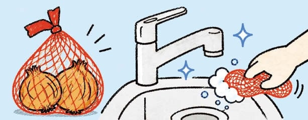 [리빙포인트] 양파망 그냥 버리지 마세요