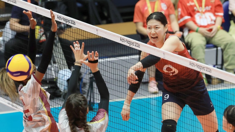 韓 <b>여자배구</b>, 카타르 3대0 완파… 아시안게임 8강 확정