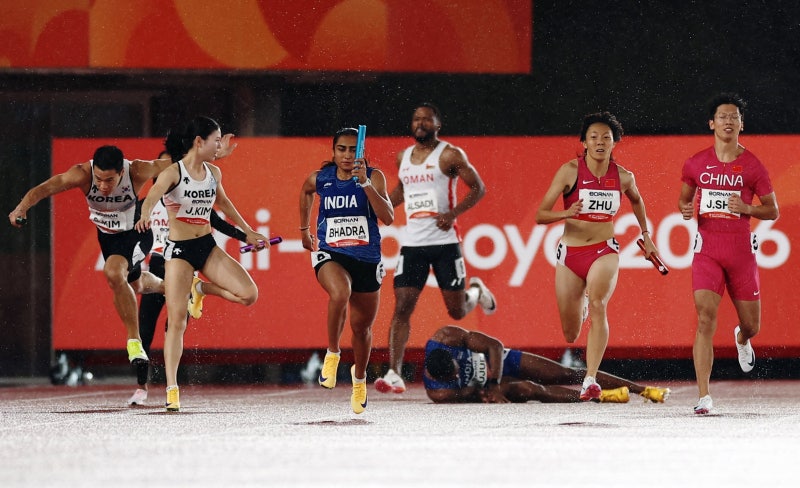 <b>혼성</b> 400m <b>계주</b>, 항소 받아들여져 재경기… 한국 결선 실패