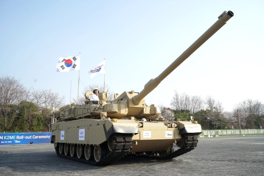 사진은 현대로템이 협력사와 함께 개조 개발 중인 중동형 K2 전차./현대로템