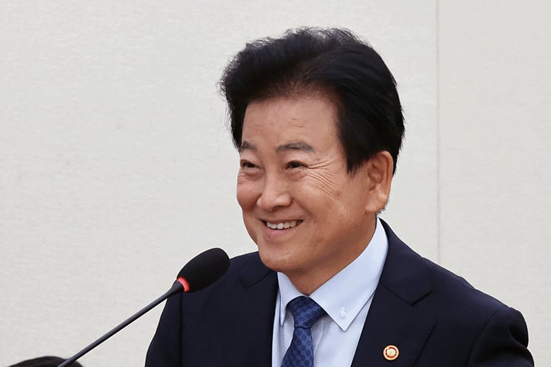 정동영 통일부 장관이 지난 9월 17일 서울 여의도 국회에서 열린 외교통일위원회 전체회의에서 현안보고를 하고 있다. /뉴스1