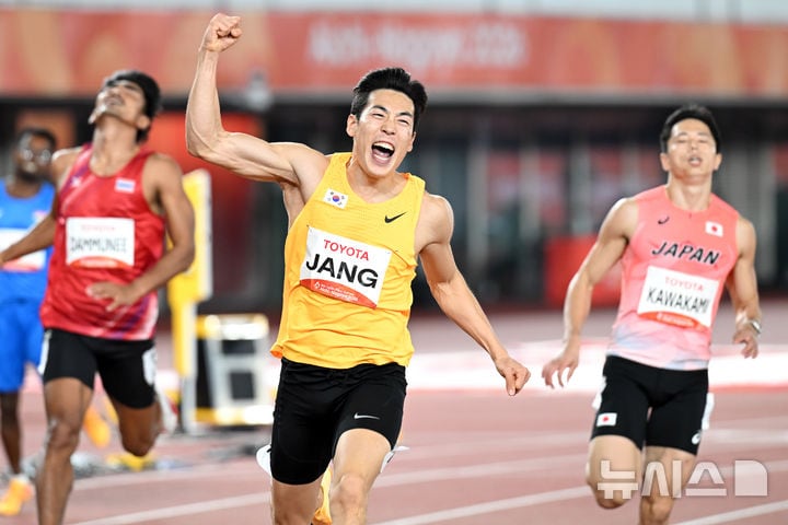 <b>장애인</b> 육상 장민호, 아시아 신기록으로 100m 금메달