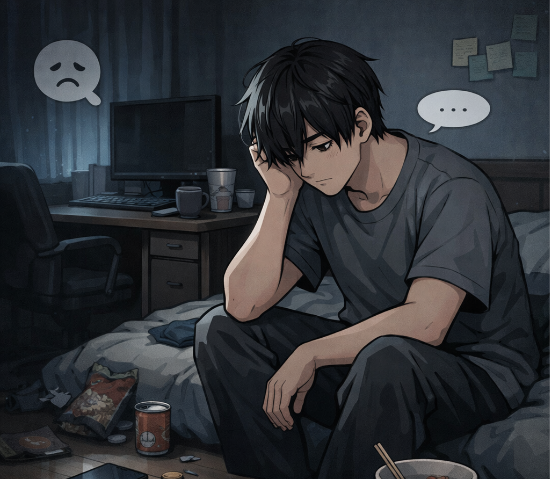  우리나라 인구의 5%는 한 달에 통화·문자를 하는 사람이 20명 미만이거나 교류 건수가 500회 미만인‘교류저조층’으로 나타났다.(사진=챗GPT)