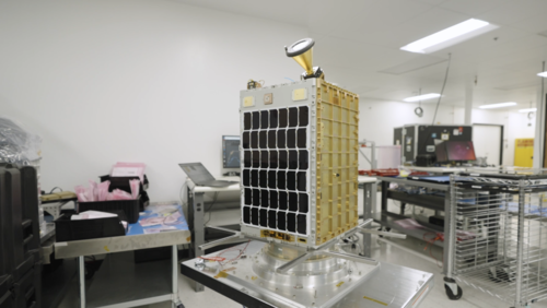  2025년 11월 발사된 스타클라우드-1 위성의 태양광 패널 중 일부.(엔비디아 홈페이지 갈무리)