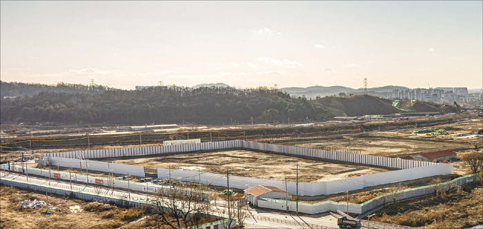  2026년 3기 신도시인 남양주 왕숙 신도시에서는 왕숙A24블록과 B17블록에서 공공분양이 나온다.사진은 경기 남양주시 왕숙 공공주택지구 모습.(윤관식 기자)