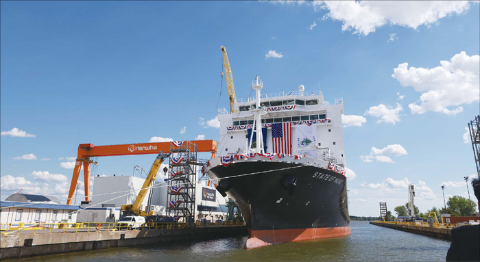  도널드 트럼프 미국 대통령이 미 해군이 도입할 호위함이 한화와 협력해 건조될 것이라고 밝혔다.사진은 미국 펜실베이니아주 필라델피아에 위치한 한화필리조선소.(한화그룹 제공)