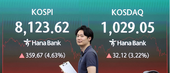 “드디어 돌아왔다”…외국인 폭풍 매수에 코스피 8000 안착