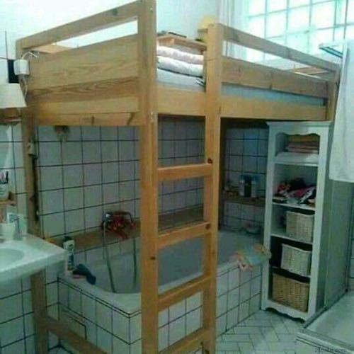 【画像】韓国のマンションはベッドの真下に浴槽がある！？　バルコニーに台所？どういうこと？