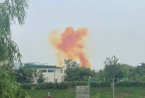 지난해 7월 대구 서구 비산동 염색산단에서 발생한 황산가스 유출 사고. 연합뉴스