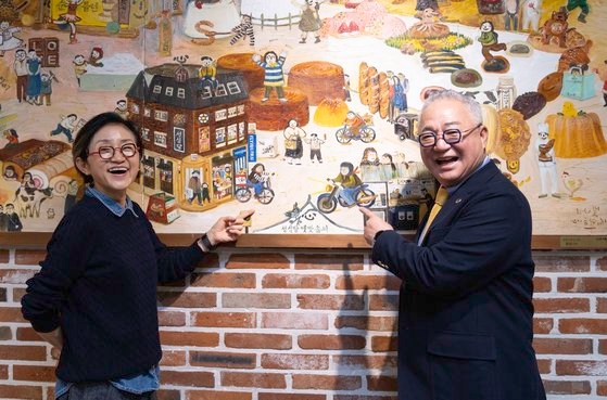 성심당 2대 대표 임영진(오른쪽)씨와 임 대표의 아내 김미진 이사. 권혁재 사진전문기자