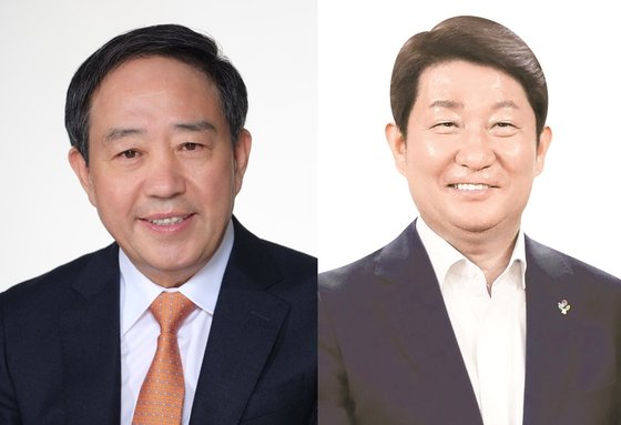 강승규(왼쪽), 권영진 전 의원. 중앙포토