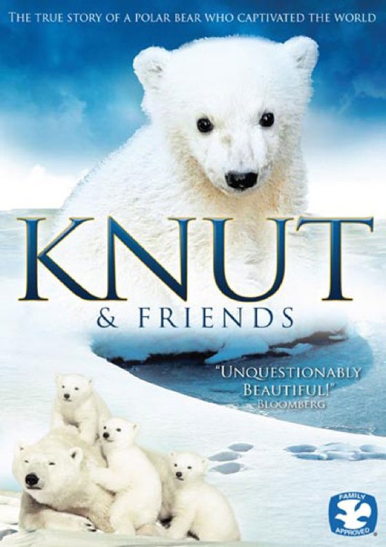 크누트의 일상을 소재로 한 다큐멘타리 영화 '크누트와 친구들'의 포스터. 