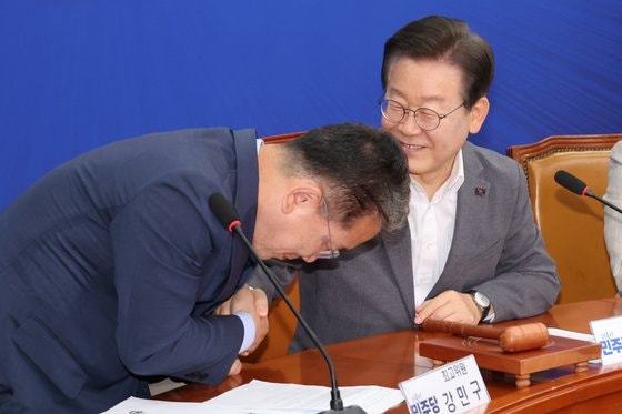 "더불어<b>민주당 아버지</b>는 <b>이재명</b>" 이런 말 나온 <b>민주당</b> 최고위