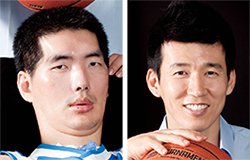 박승일(左), 션(右). 2018년 모습. 중앙포토