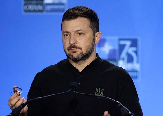 Ukrainian President Zelensky. AFP=Yonhap News