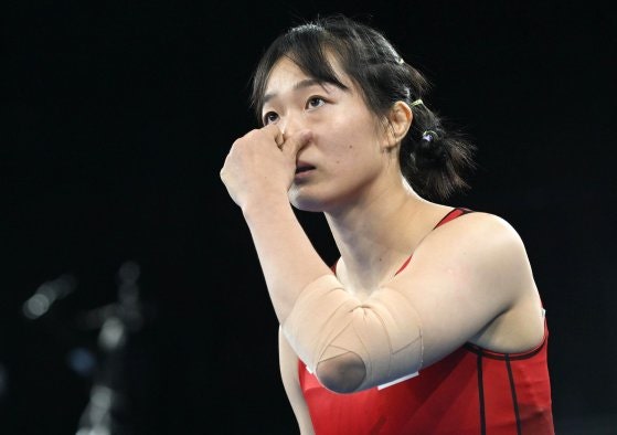 '극적으로 파리行' <b>여자 레슬링 이한빛</b>, 첫 경기서 패배