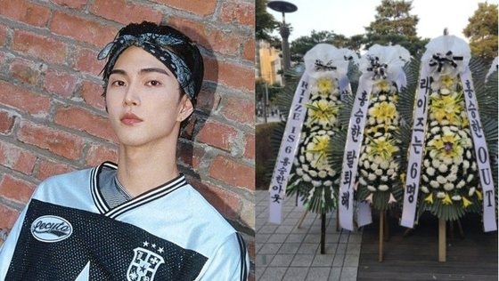 '사생활 논란' <b>라이즈</b> <b>승한</b> 복귀 후폭풍…<b>원빈</b> "따뜻하게 봐달라"