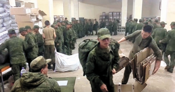 Image of North Korean troops reportedly deployed to Russia, released by the Ukrainian Armed Forces' Strategic Communications and Information Security Center (SPRAVDI). Photo captured from SPRAVDI's Facebook