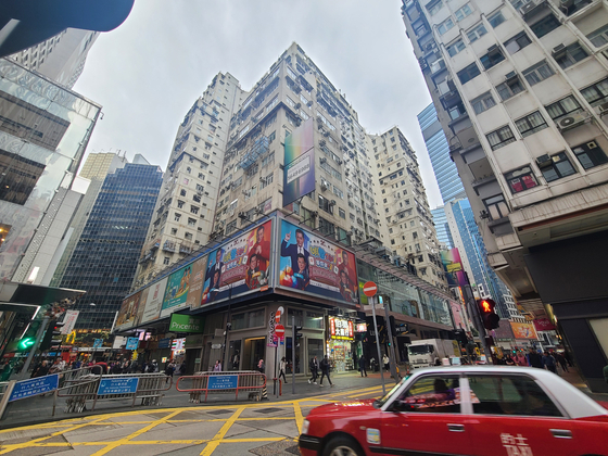 上個月(當地時間),香港瓦赫柴郡十字路口。香港=記者漢·吉(Han Ji -hye)