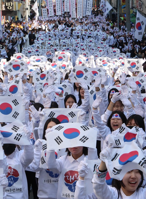 [사진] 106년 만에 다시 외친 “독립 만세”