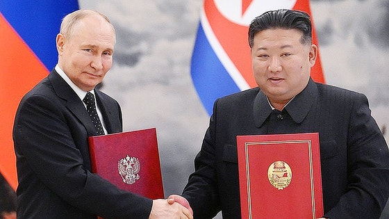 <b>김정은</b>, 러 <b>파병</b> 인정하자…<b>푸틴</b> "<b>북한군 파병</b> 감사" 즉각 성명