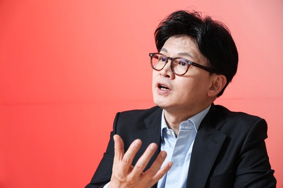 한동훈 국민의힘 대선 경선 후보. 김경록 기자