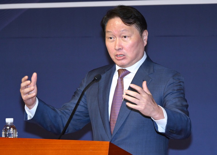 최태원 SK그룹 회장.공동취재