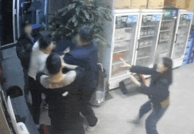 식당 패싸움.사진 인천지검
