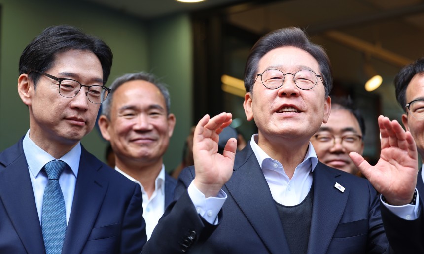 이재명 더불어민주당 대선 후보. 연합뉴스
