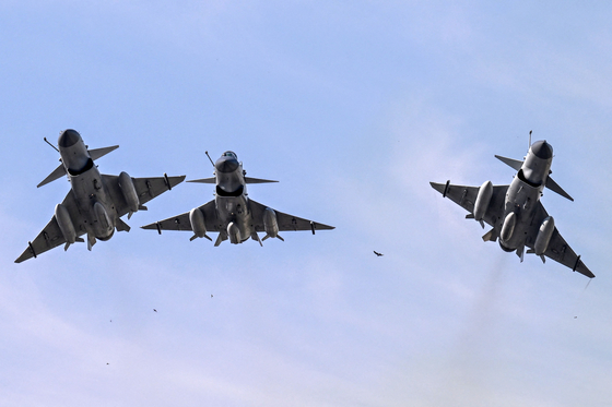 파키스탄 공군의 중국산 전투기 J-10.AFP=연합뉴스