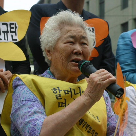 일본군 '위안부' 피해자 이옥선 할머니가 11일 오후 98세를 일기로 세상을 떠났다.정의기억연대 페이스북 캡쳐