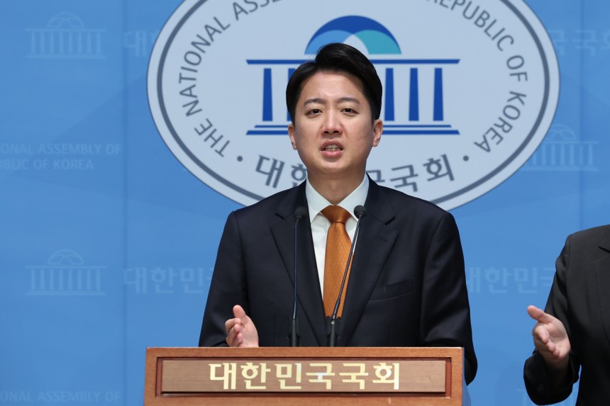 이준석 개혁신당 대통령 후보. 뉴시스