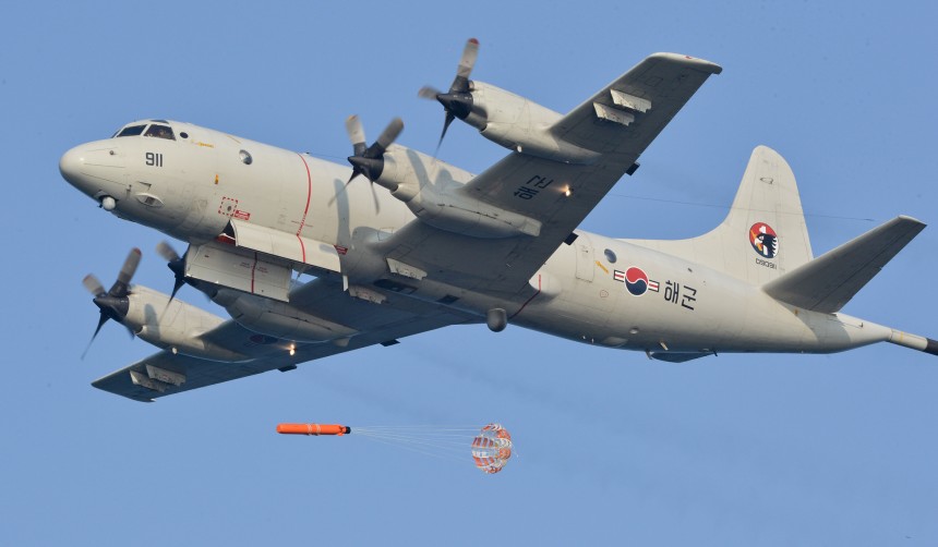 P-3 해상초계기. 사진 해군 