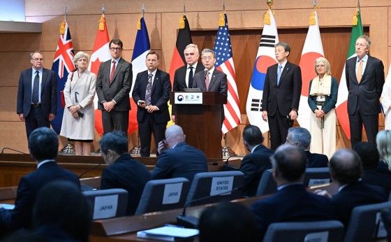 지난해 10월 한·미·일 등 11개국이 참가한 다국적제재모니터링(MSMT·Multilateral Sanctions Monitoring Team)이 출범했다. 당시 김홍균 외교부 1차관이 서올 종로구 외교부 청사에서 