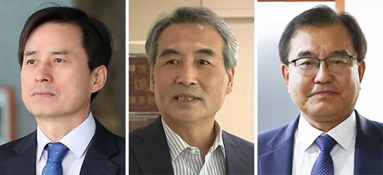 (사진 왼쪽부터)조은석 내란 특별검사, 민중기 김건희 특검, 이명현 순직해병 특검. 연합뉴스