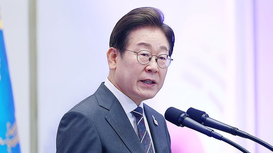 이재명 대통령이 지난 27일 청와대 영빈관에서 열린 '호국보훈의 달, 대통령의 초대'에서 발언하고 있다. 김현동 기자