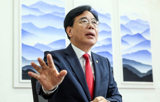 송언석 "그 나물 그밥 혁신 안돼…중진 반대 뚫고 안철수 임명"