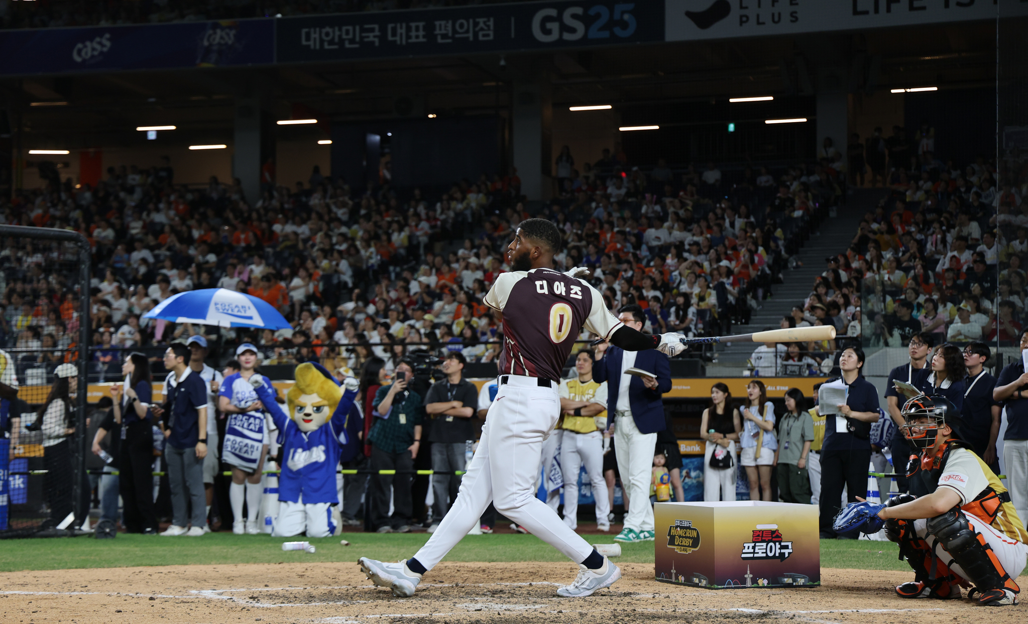 <b>퓨처스 올스타전</b>서 <b>북부리그</b> 승리…디아즈는 홈런더비 우승