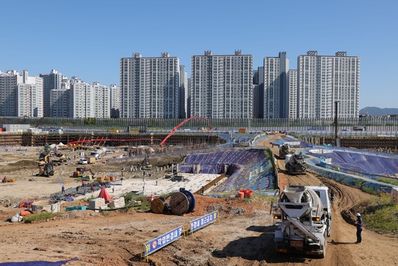 [사진] 고양 창릉, 공공주택지구 공사 중