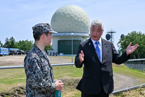 [단독]日 방위상 "오션 구상, 주일·주한미군에 특정 역할 요구한 것 아냐"