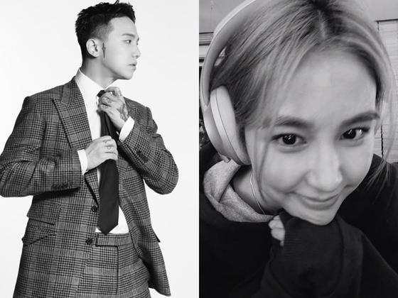 '프로듀서 커플' 쿠시(왼쪽), 비비엔. 사진 인스타그램