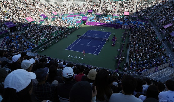 전북도는 서울 송파구 올림픽공원 테니스경기장에서 2036년 하계올림픽 테니스 경기를 진행하는 방안을 추진하고 있다. [연합뉴스]