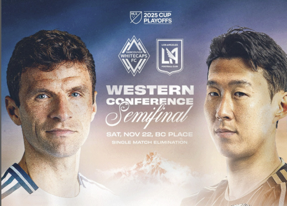 <b>손흥민</b>-뮐러 맞대결에 5만3000석 <b>매진</b>...LAFC-<b>밴쿠버</b> MLS PO 4강