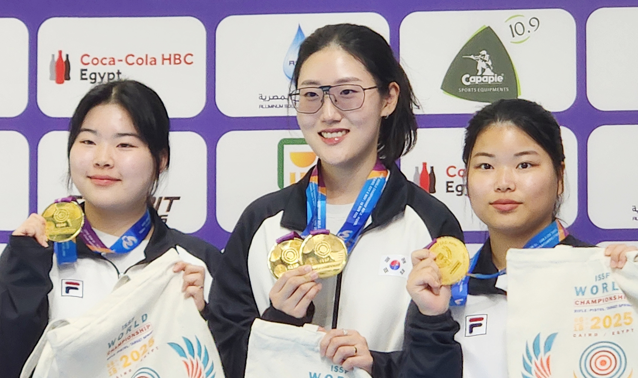 '금메달 7개' 한국<b>사격</b>, 카이로 <b>세계선수권</b>대회 종합 <b>2위</b>