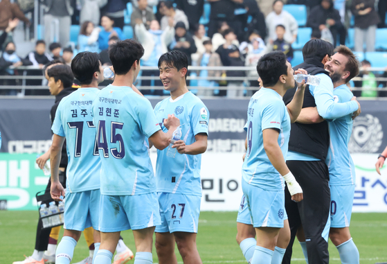 K리그1 <b>대구</b>, 제주와 비기고 1부 <b>잔류 불씨</b> 살렸다...K리그2는 순위 확정